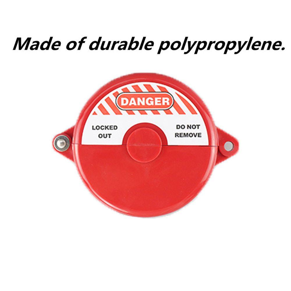 Safety Locks Valve Tank Gas Lockout Bottle Ball Rotating Master Lock Valve Locking Disc 1-2.5 Inch
