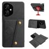 PU Leather Wallet Phone Case for HONOR 400 Multiple Card Slots Dual Metal Button Closure Shockproof Full‑Body Protective Cover
