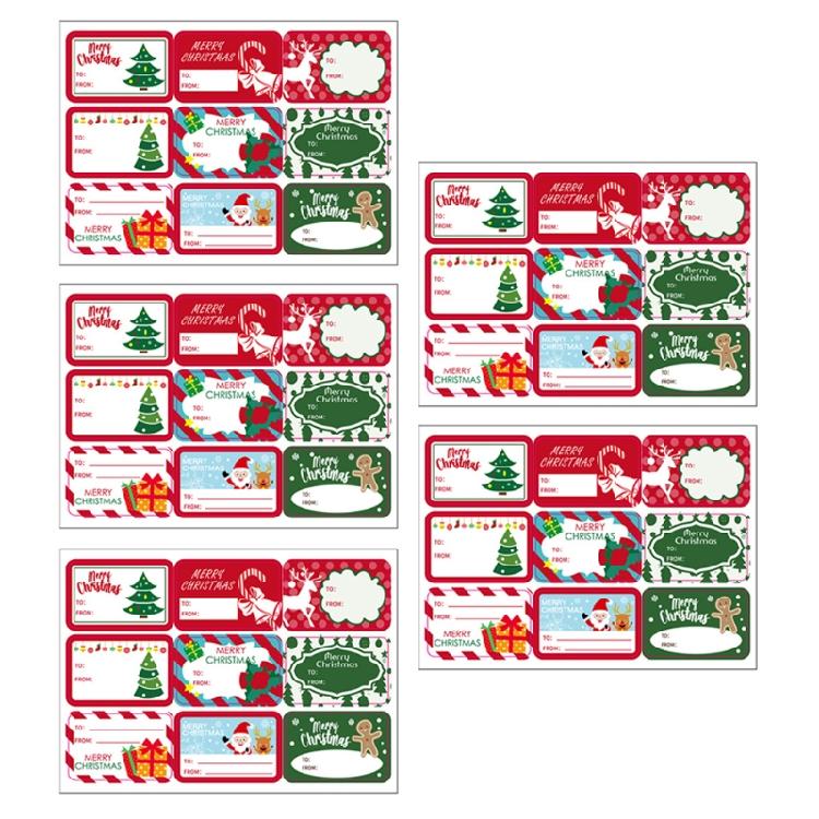 Dekorative Geschenketiketten Aufkleber für Haus Party Gastgeschenk Zubehör Temporäre Tattoos
