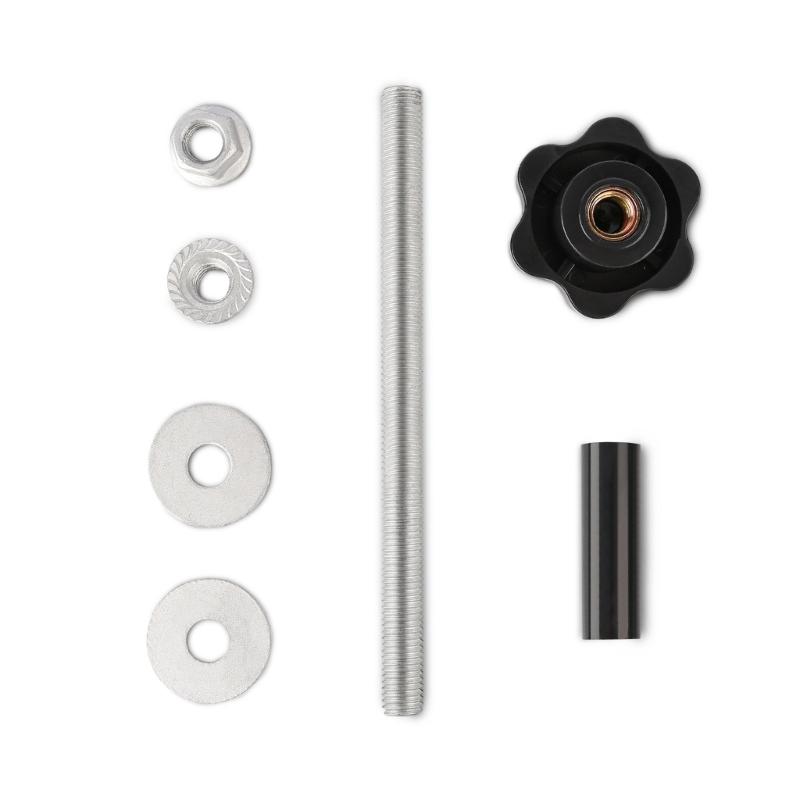 Universal Track Mounting Pins Base Plates Kits For Traction Boards Recovery Tracks with 4.72"-6.69" Hole Spacing