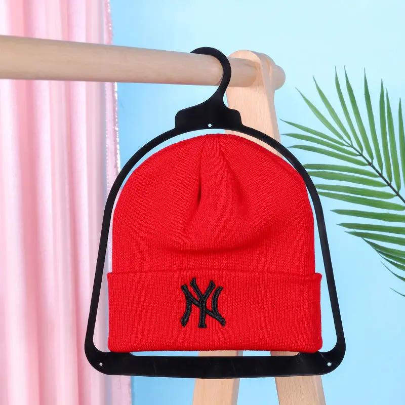 10 Pieces Hats Display Hangers Kids Baby Young People Clothes Knitted Palm Holder Shops Model Hanging Rack Transparent Plastic