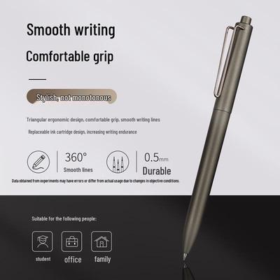 Custom Logo Black Rollerball Pen for Students and Professionals