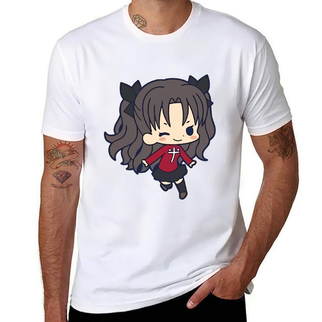 Rin Tohsaka Tshirt Festival Casual Short Sleeve