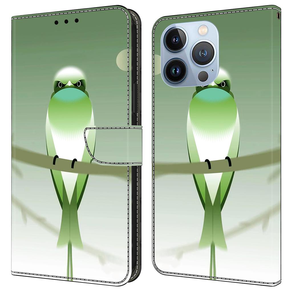 For iPhone 16 Pro Max Case PU Leather Wallet Flip Cover with Standing Function