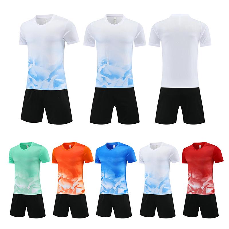 Breathable Football Team Jersey - Sports Training & Competition Set