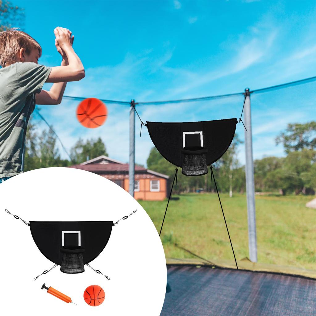 Trampoline Basketball Hoop with Easy Installation