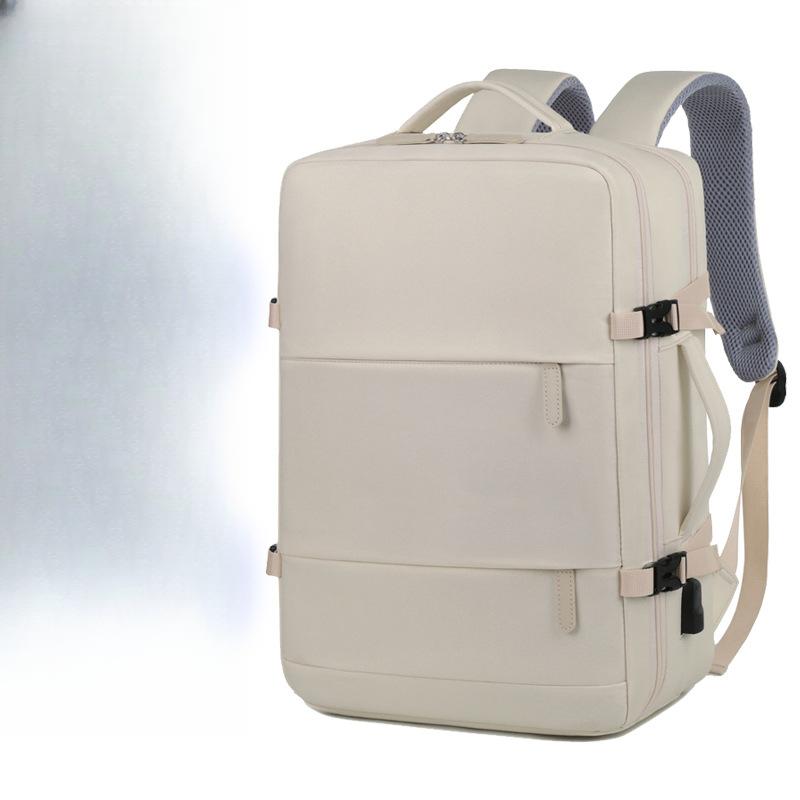 Leisure Travel Women's Backpack Trendy Wet and Dry Separation Men's Backpack High-end Waterproof Computer Bag Large Capacity School Bag