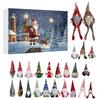 Multi Patterns Christmas Gnome Advent Calendar 2025 Gnome Dolls Plush Toys 24 Day Gnomes Kids Party Gifts  s New Year navidad