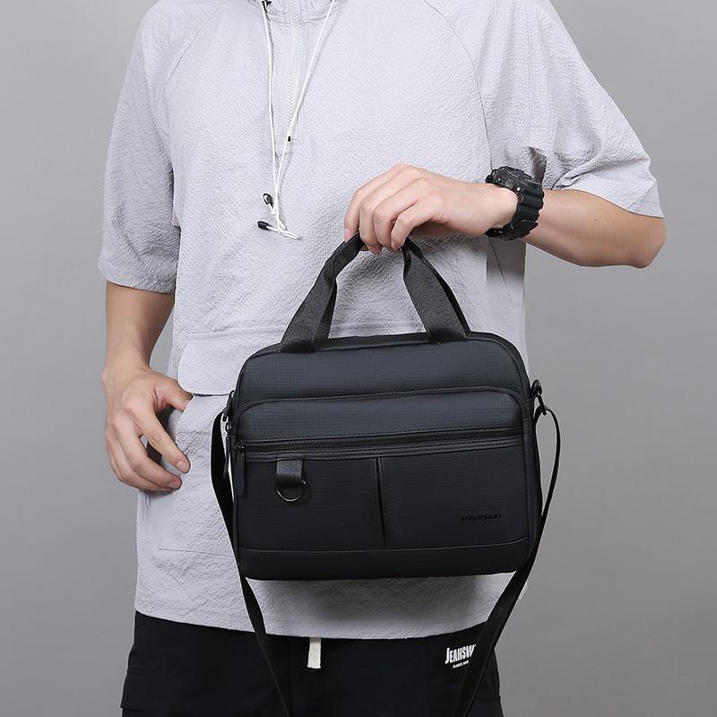 Herren Anti-Diebstahl Business Umhängetasche - Langlebige Büro-Aktentasche mit mehreren Reißverschlusstaschen