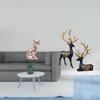 Elegant Cat And Reindeer Resin Figurine Collection for Fireplace Cabinet Tabletop Wedding