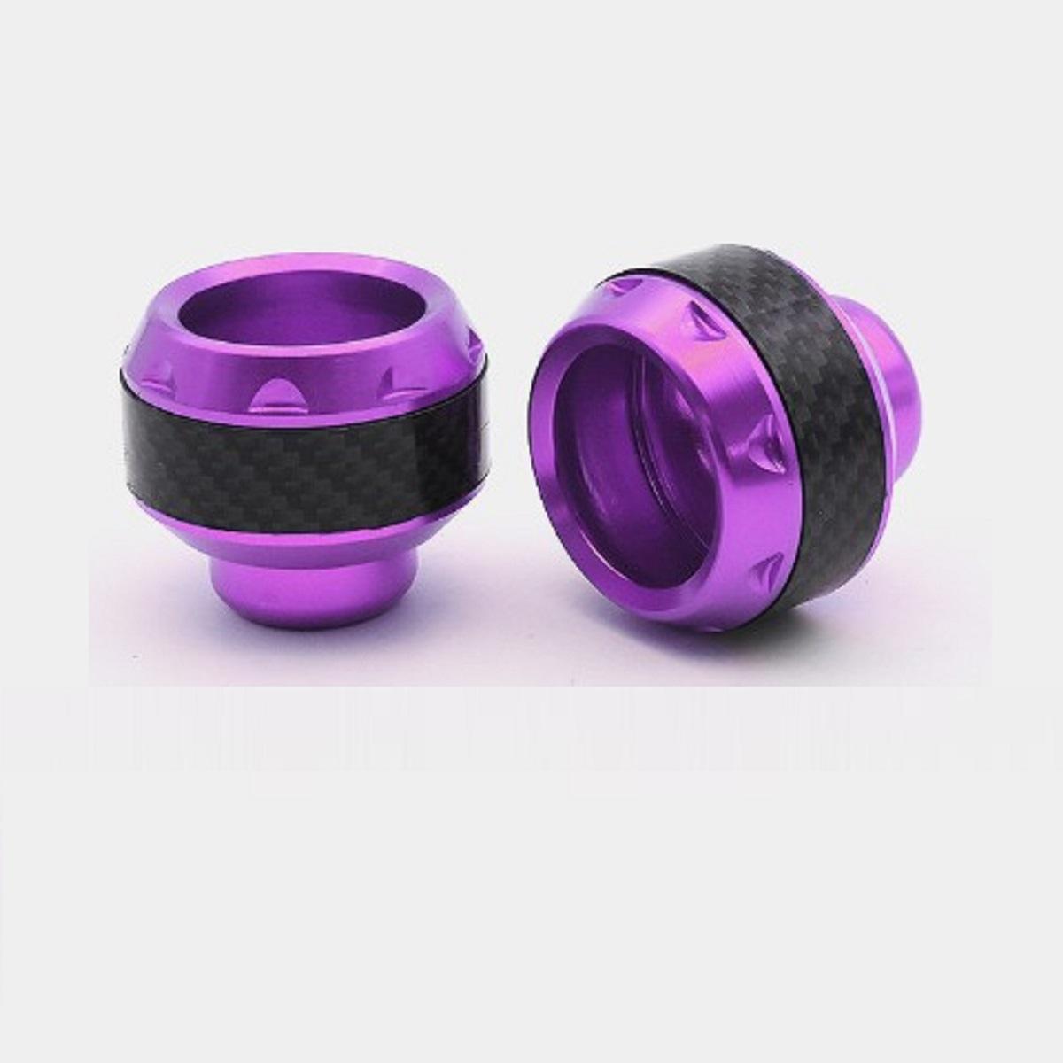 

Универсальная мотоциклетная защита от падений, чашка, алюминиевый сплав, крышка передней вилки мотоцикла, противоударная защита колеса, модифицированный аксессуар фиолетовый