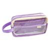 Large Capacity Pen Case Clear Pen Pouches Multifunctionnal Pencil Case Travel Cosmetic Storage Bag  for Girl Women