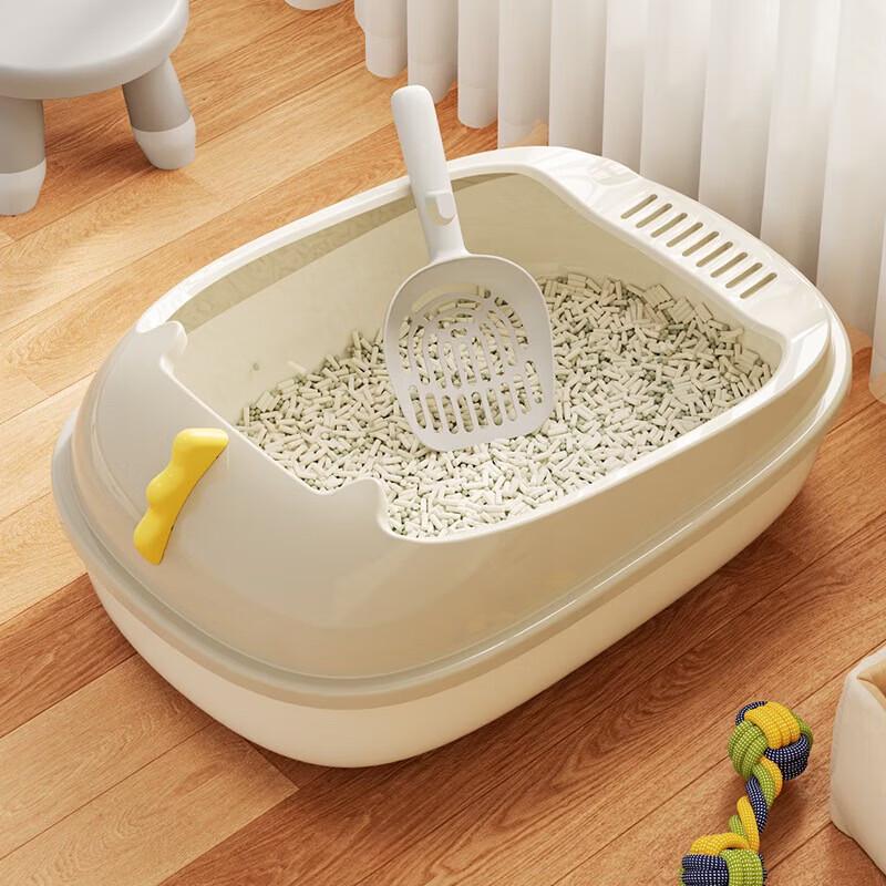 Dinosaur Semi-Enclosed Cat Litter Box