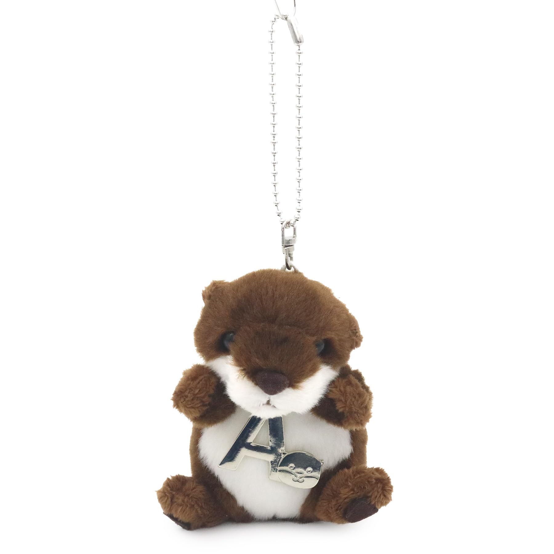 

Take Off Otter Plush Strap with Initial Charm [A] Angel s Mischief Series