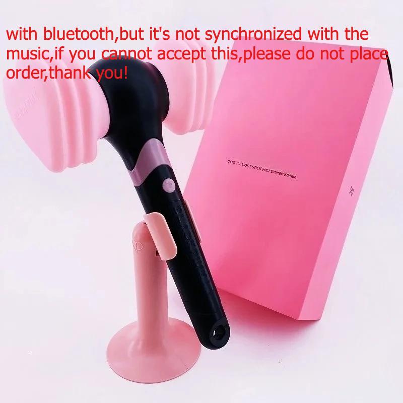 Roze Lightstick Ver.2 Ver.1 Hamer Light Stick Lamp Concert Lamp Hiphop Feest Flash Fluorescerend