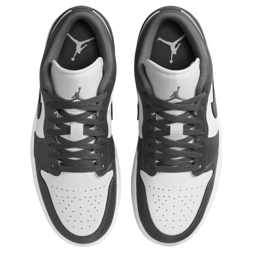 Air Jordan 1 Low Iron Grey Summit White 553558-044