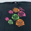 Vintage St. Thomas US Jungferninseln Hemd Herren M/L Neonfisch Grafik 90er