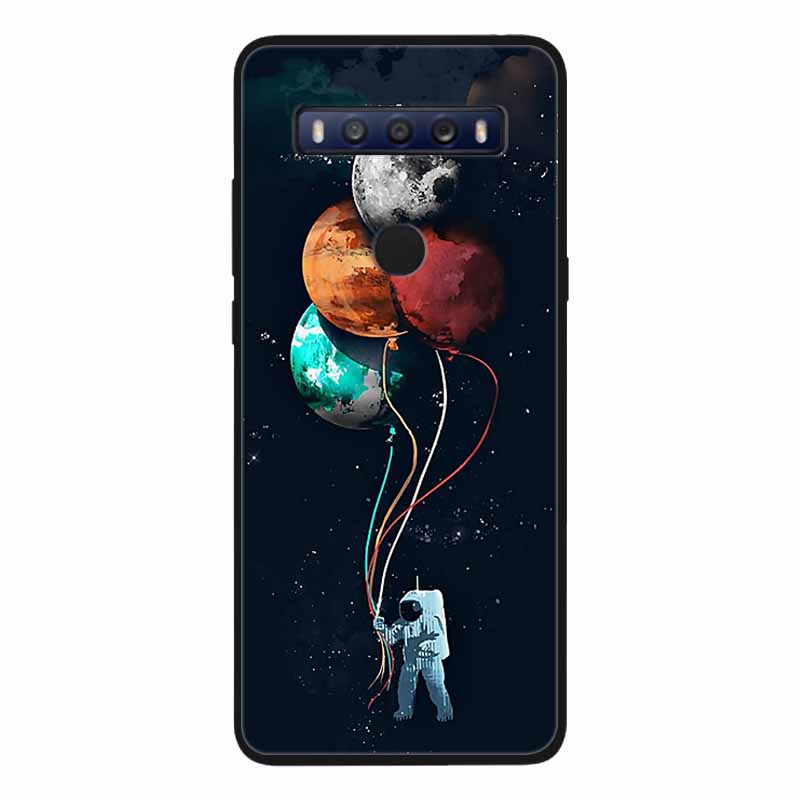 Para TCL 10 SE Funda Suave de Silicona Fresca y Moderna Para TCL 10SE T766U T766H Tapa Trasera TCL10SE TPU Protectora para Teléfono Fundas