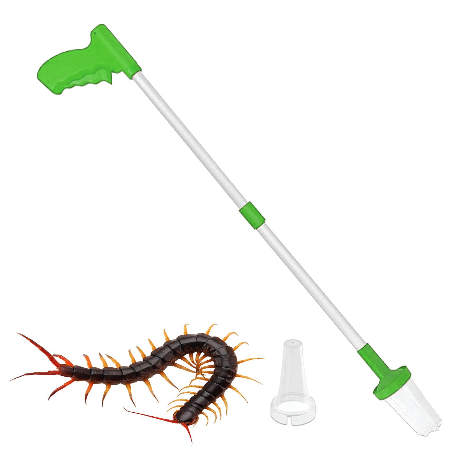 Foldable household tool spider catcher clip insect catcher cute catcher Abs household outdoor verde