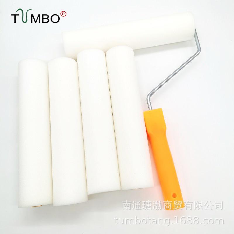 High-Density 9  Oily Sponge Roller Brush, 50/70mm, Non-Shedding, Solvent-Resistant Tool 1x 50mm Sponge Head + Handle