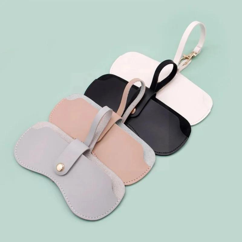New Portable PU Leather Snap Glasses Case Slim Sunglasses Storage Glasses Box 2025 Glasses Bag