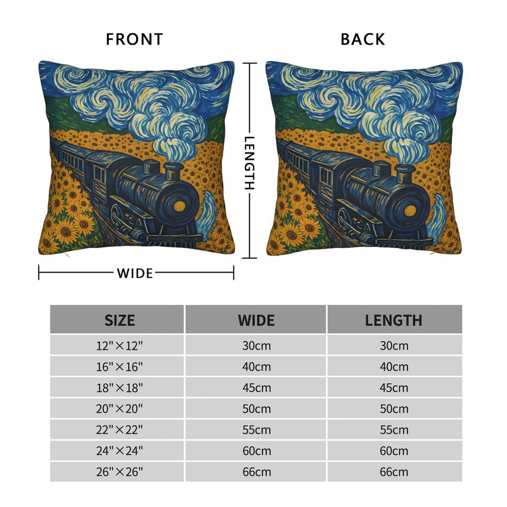 Van Gogh Oil Painting Pillow Case Novelty Pillow Cover Soft Design Cushion Cover Pillowcases For Wedding Party Home Decor