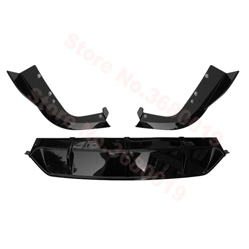 3X 2018 To Up For BMW X5 G05 Car Rear Bumper Lip Diffuser Rear Side Splitters Spoiler High Quality ABS Glossy Black Body Kit