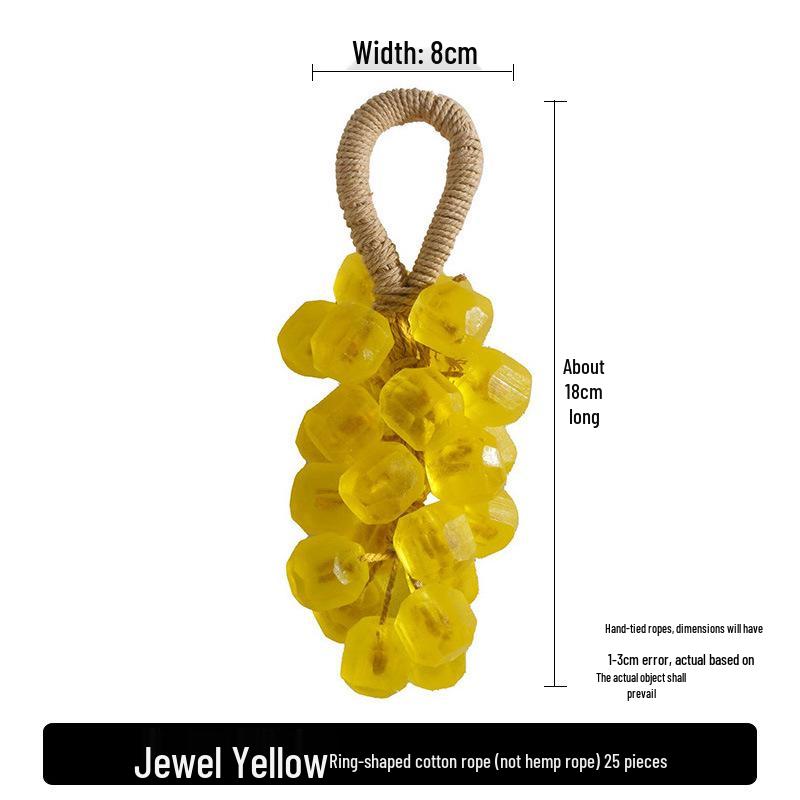 Gem Crystal Grape Soap: Handmade Fruit Souvenir with Diamond Finish.