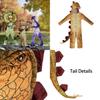 Jurassic Park Dinosaur Cosplay Costume For Kids Halloween Role Play T-rex Triceratop Stegosaurus