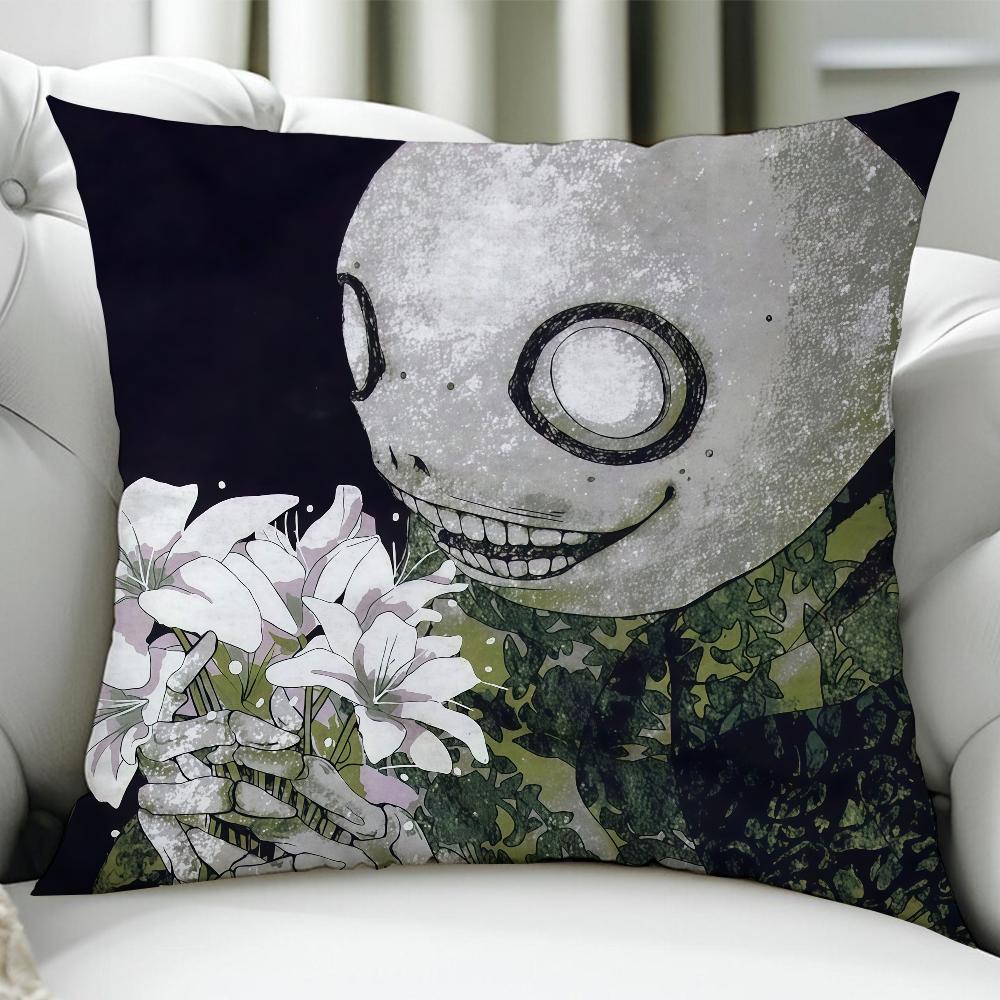 Game NNieRES EEmil cushion cover Birthday Anniversary Gifts Double Sided Printed Zipper Cushion Cover Soft Skin Bedding