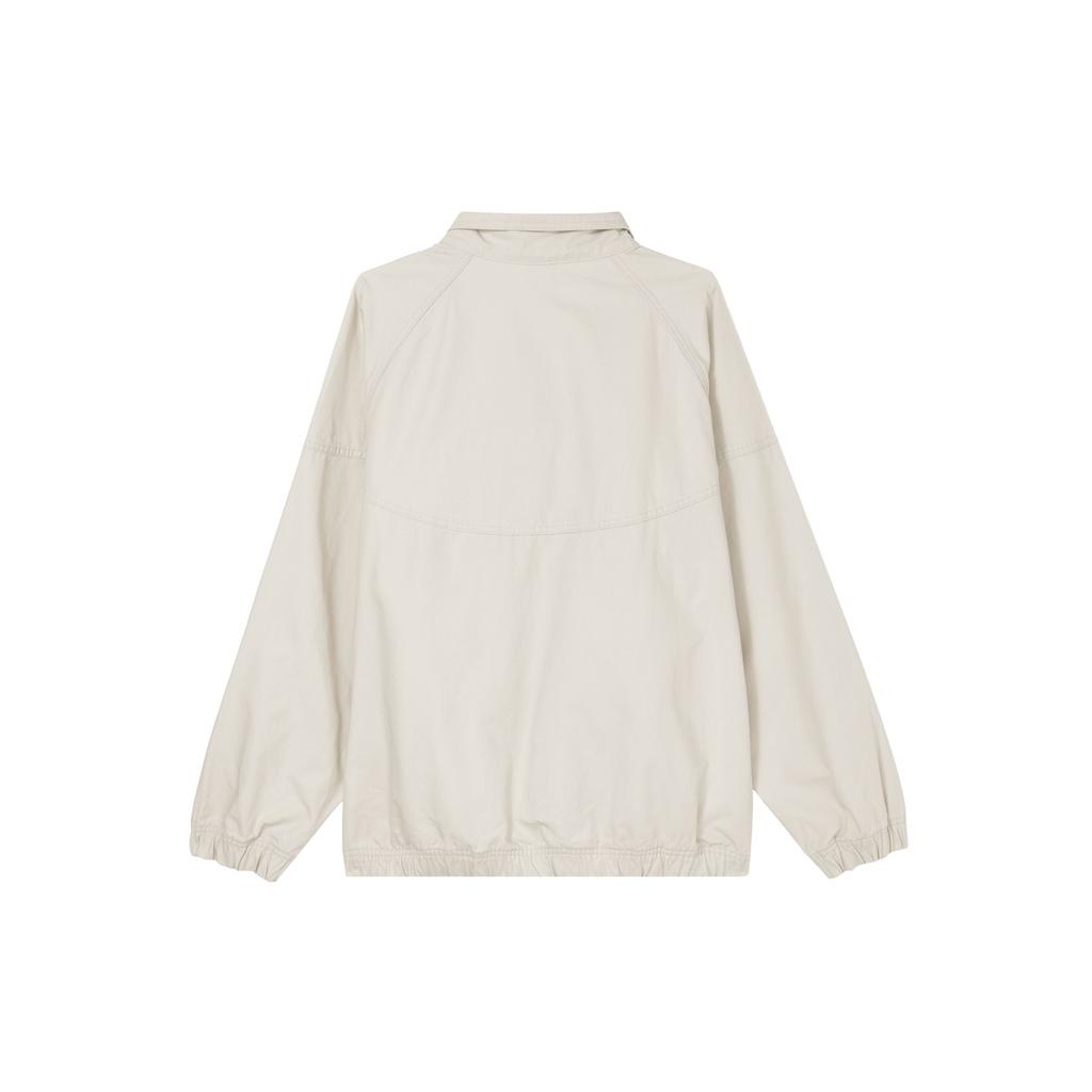 Nike Loose Stand Collar Letter Print Zip Jacket Men Outerwear White DX0697-072