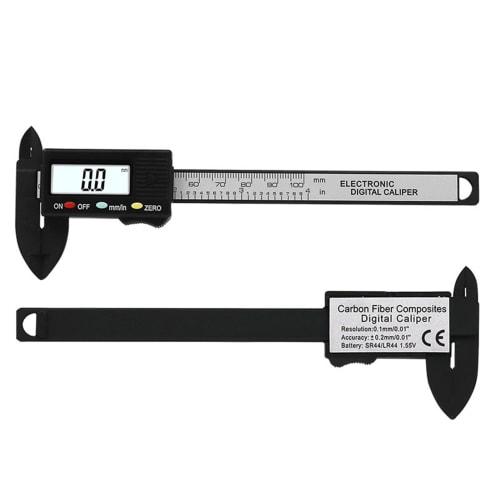 Lesunty Small Digital Caliper, 0-100mm Electronic Ruler with Screen, 0-100mm Electronic Ruler with Screen, Electronic Caliper, Jewelry Caliper Angle R