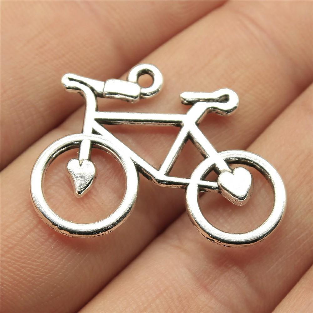 10pcs Motorcycle & Bikecycle Charms Pendants Antique Jewelry Making DIY Handmade CraftFor Jewelry Making