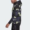 Adidas Originals Trefoil Camouflage Print Logo Hoodie Long Sleeve Men Hoodie Blue HF4882