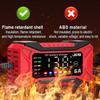 Digital LCD Display 2025 Car Battery Charger Voltage Temperature Detection 12V 6A Intelligent Pulse Repair SUV Motorcycle Truck Overvoltage Protection
