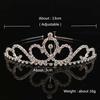 Crown Tiaras Little Girl Hair Accessories Girls Shining Rhinestone Crown Wedding Tiaras