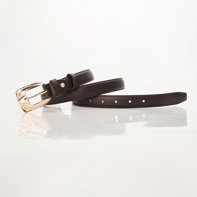 

Ladies Fashionable and Simple Pu Belt, Casual Pin Buckle Belt, Versatile and Trendy Decorative Clothes and Pants 107cm+2.3cm