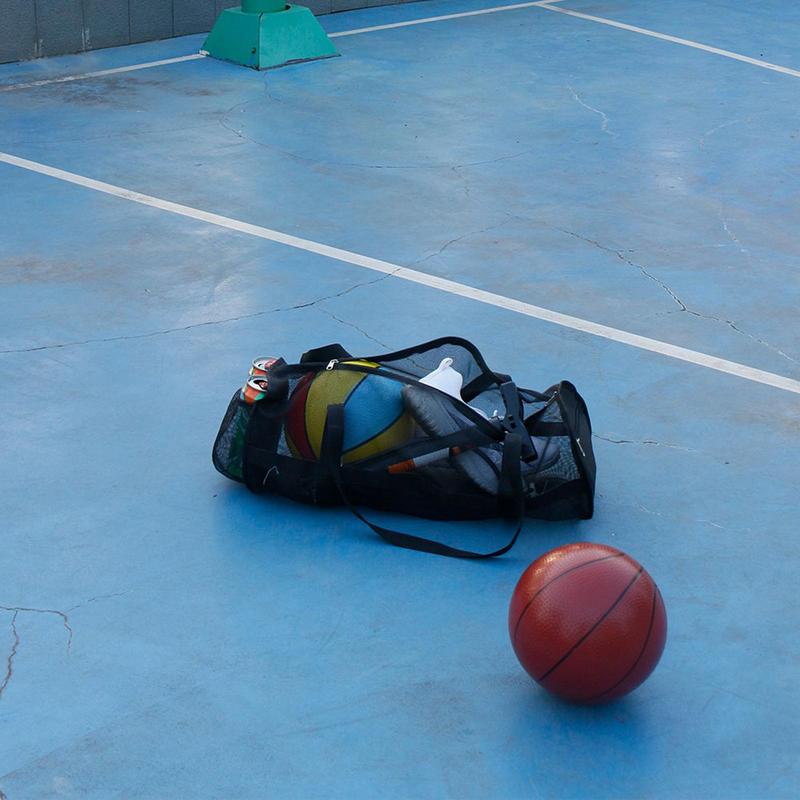 Portable Snorkeling Equipment Storage Bag Large Capacity Multifunctional Mesh Duffel Bag Shoulder Bag for Outdoor Beach Swimming