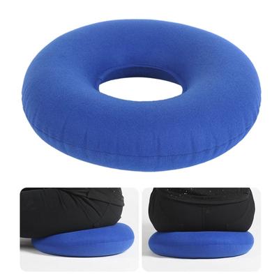 35 cm Hüftstütze, medizinisches Sitzpolster für Hämorrhoiden, aufblasbares Massagekissen mit Pumpe, rundes Ringkissen, Anti-Dekubitus-Donut-Stuhlpolster