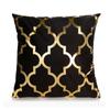 Cushion Geometric Bronzing Cover Fashion Classical Home Decor Pillow Cover Case