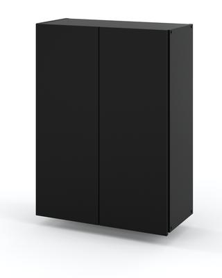 Black Wall-Hung Bathroom Cabinet 60 CM Bathroom Column Bathroom Furniture