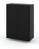 Black Wall-Hung Bathroom Cabinet 60 CM Bathroom Column Bathroom Furniture