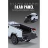 1/32 Tesla Cybertruck Pickup Alloy Diecast Model Car Sound & Light Hobbies Collection Display Decoration Children's Toy Ornaments Gift