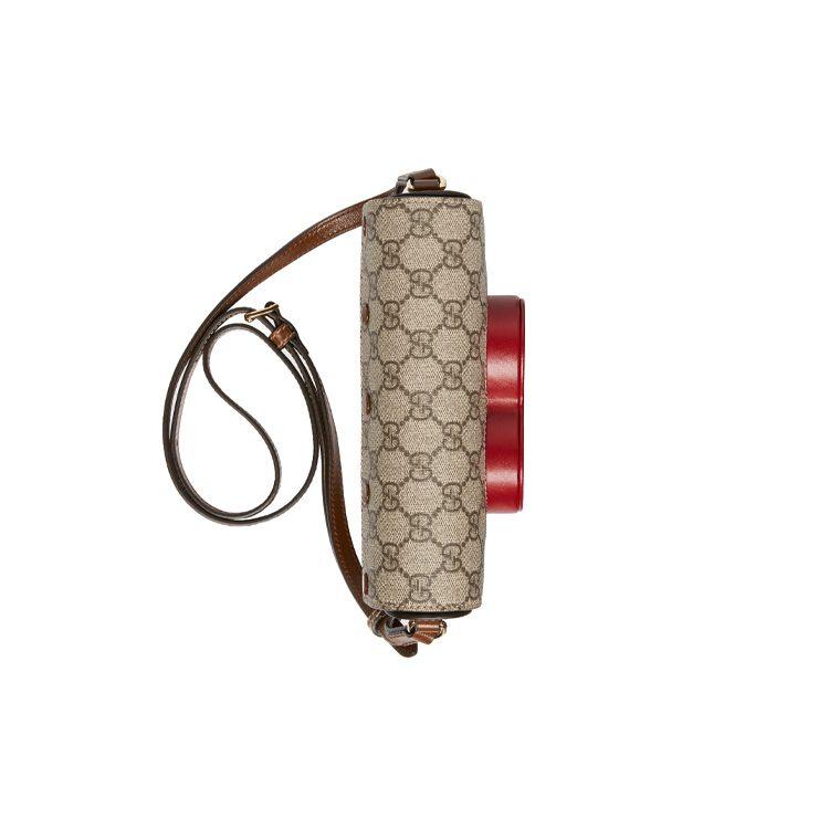 GUCCI Valentine's Day Collection Canvas With Leather Messenger Bag Shoulder Bag, Crossbody Bag Mini Women's 637048-HUHIS-8404