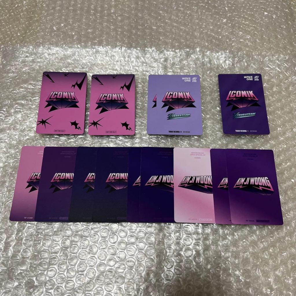 [USED] ZEROBASEONE ZB1 Jiwoon ICONIK Bonus at Tower Records Shibuya