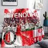 FC Feyenoord patroon Flanellen Deken, Hoge kwaliteit Comfortabel voor Alle Seizoenen, Woondecoratie, Warmte en Comfort, Perfect voor Cadeaus.