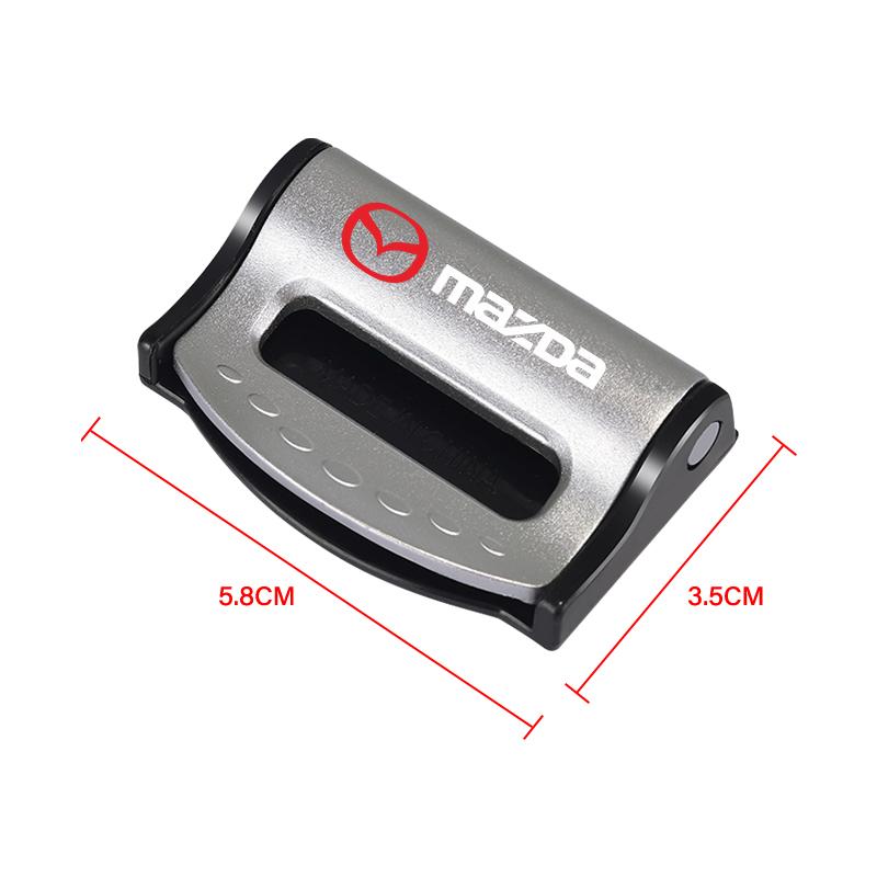 2Pcs Car Safety Seat Belt Buckle Clip Seatbelt Stopper Adjuster Clip For Mazda 3 6 CX5 2 CX3 CX9 MX5 RX8 Axela Demio MS CX5 2 Axela Demio Atenza MS