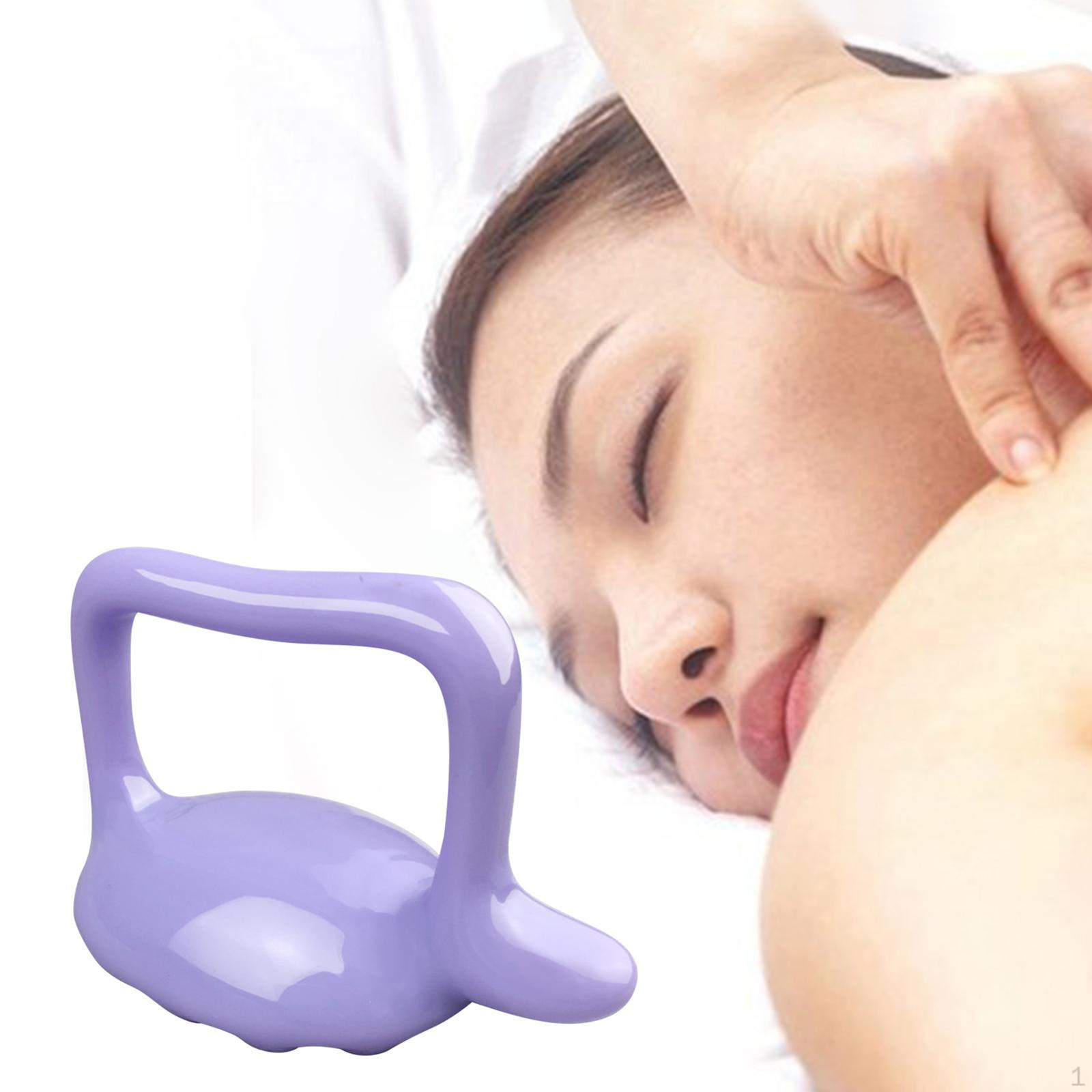 

Масажер для спини, смоляний інструмент для тіла для шиї та живота Фіолетовий