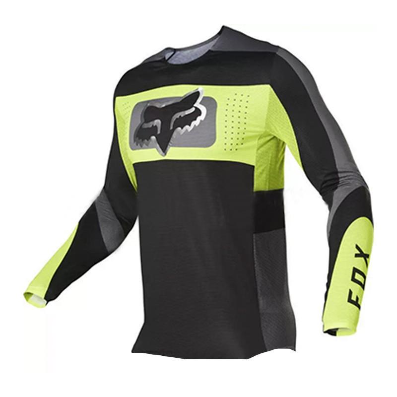 Mens Quick-Dry Breathable Long Sleeve Cycling Jersey Mountain Bike Trail Riding Outdoor Sports
