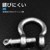 Mikankawa 304 Stainless Steel D-Shaped and Bow-Shaped Anchor Shackles, 160kg Breaking Strength, Screw-In Type, Rust-Resistant, for Lifting and Towing